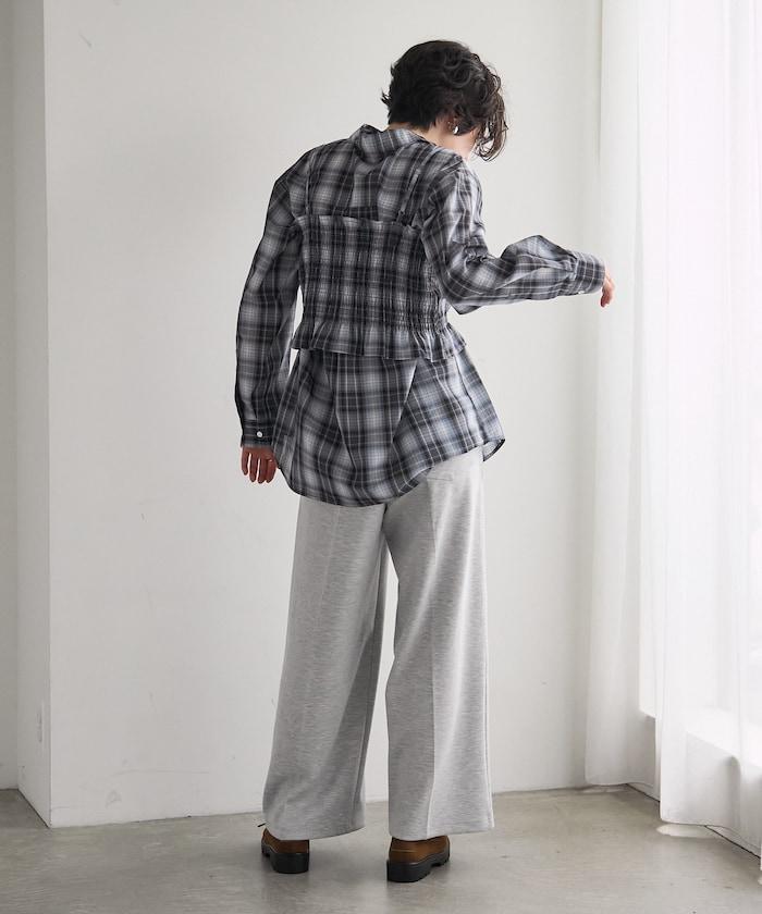 FREAK'S STORE 2026秋冬 休閒格紋襯衫疊穿馬甲套裝