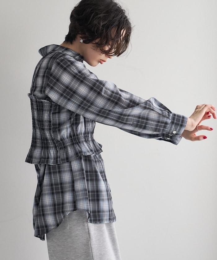 FREAK'S STORE 2026秋冬 休閒格紋襯衫疊穿馬甲套裝