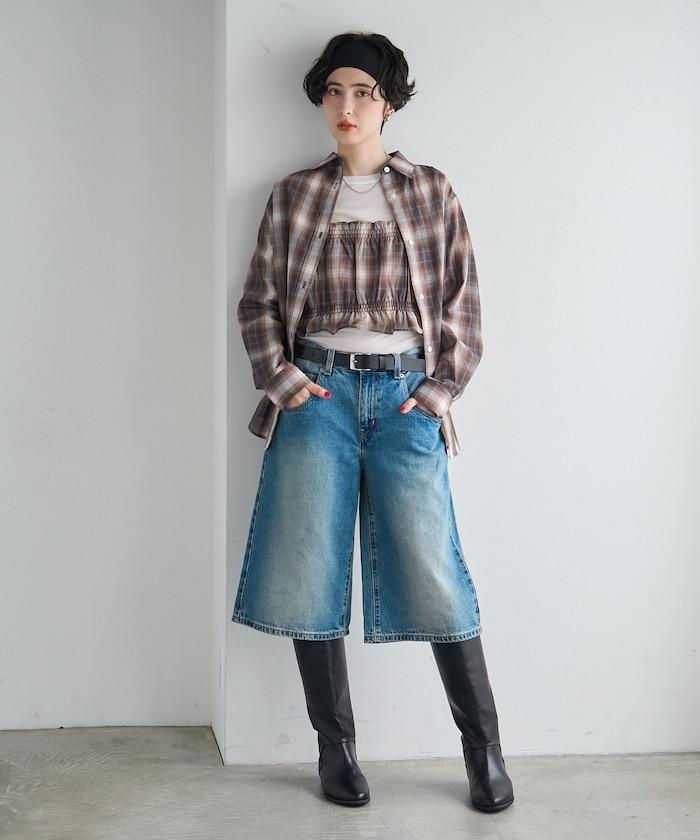 FREAK'S STORE 2026秋冬 休閒格紋襯衫疊穿馬甲套裝