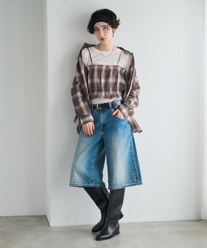 FREAK'S STORE 2026秋冬 休閒格紋襯衫疊穿馬甲套裝