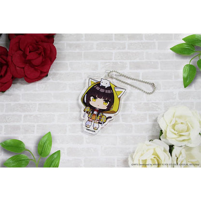 ヘブンバーンズレッド ぷちちょこミニアクリルキーホルダー 朝倉可憐 サイバーパンクver. 鑰匙扣