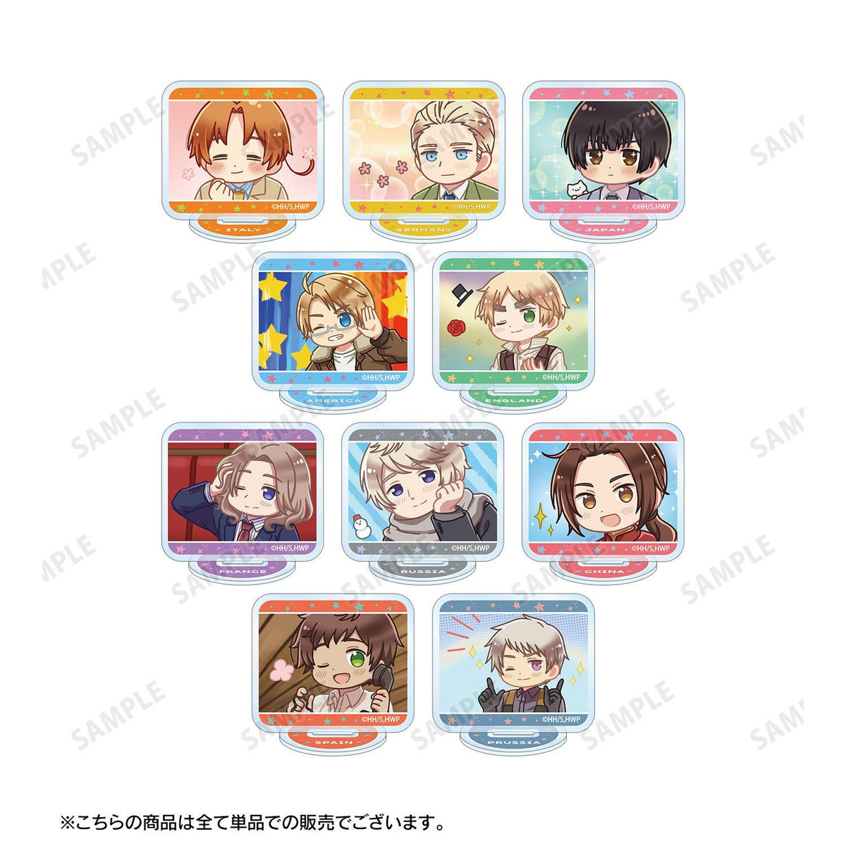 ヘタリア World★Stars 西班牙 ゆるコマ 亞克力掛件徽章