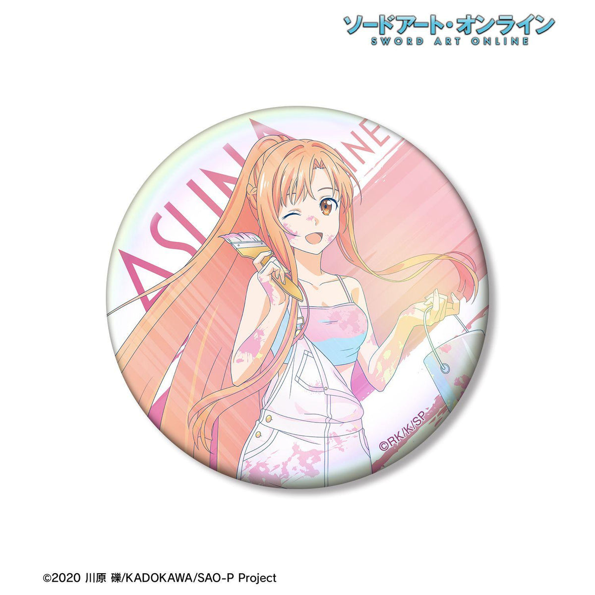 《刀劍神域》亞絲娜 Ani-Art clear label 第二彈 75mm 鐳射徽章