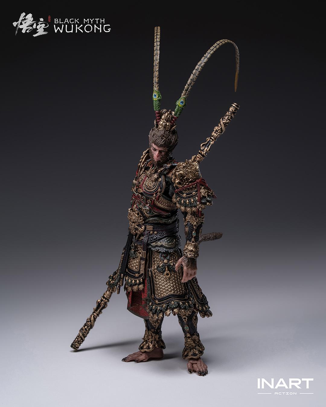 黑神話：悟空 INART Action 1/12比例 孫悟空 大聖裝備套裝 動作玩偶 約20.8cm PVC/ABS/POK/布制