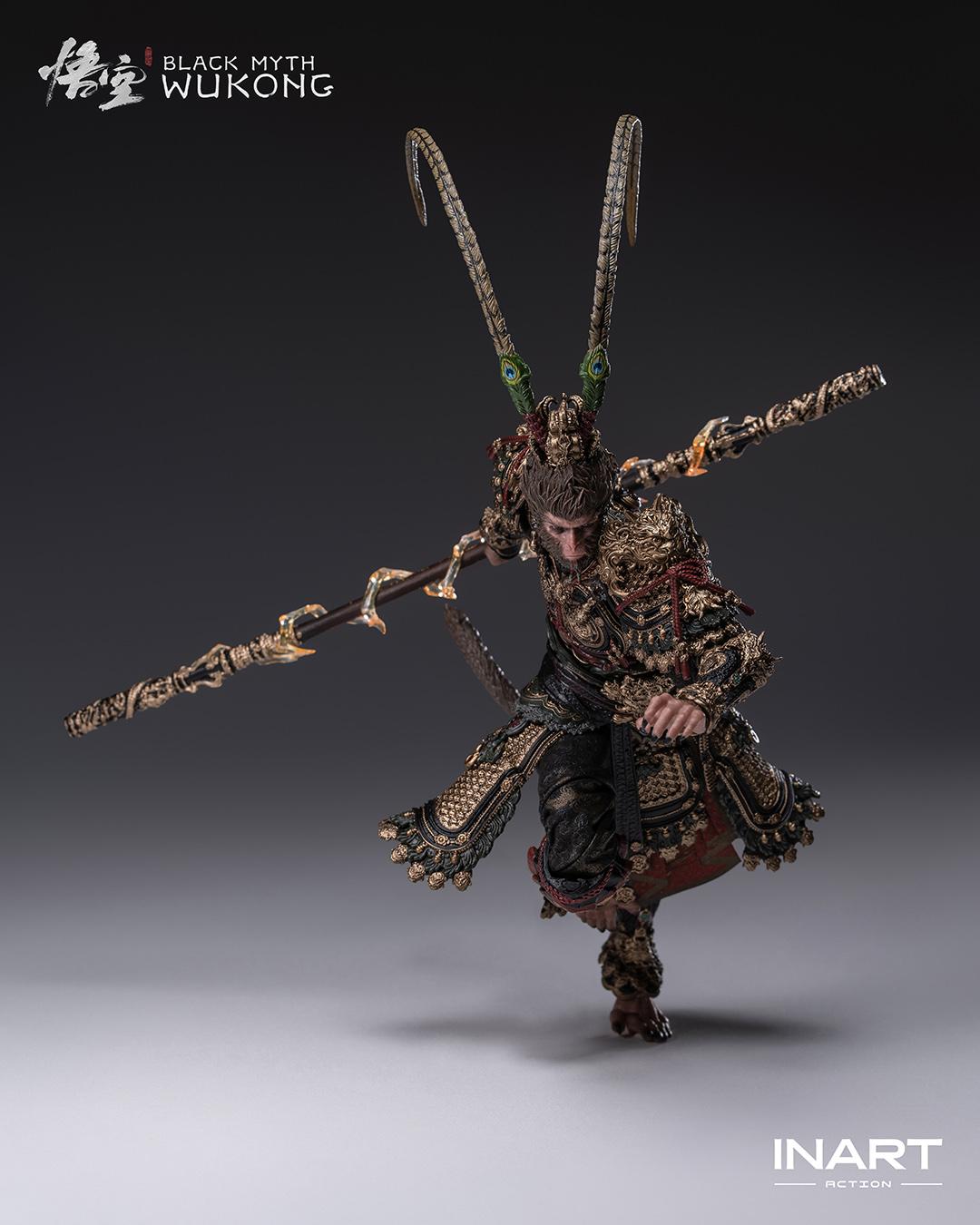 黑神話：悟空 INART Action 1/12比例 孫悟空 大聖裝備套裝 動作玩偶 約20.8cm PVC/ABS/POK/布制