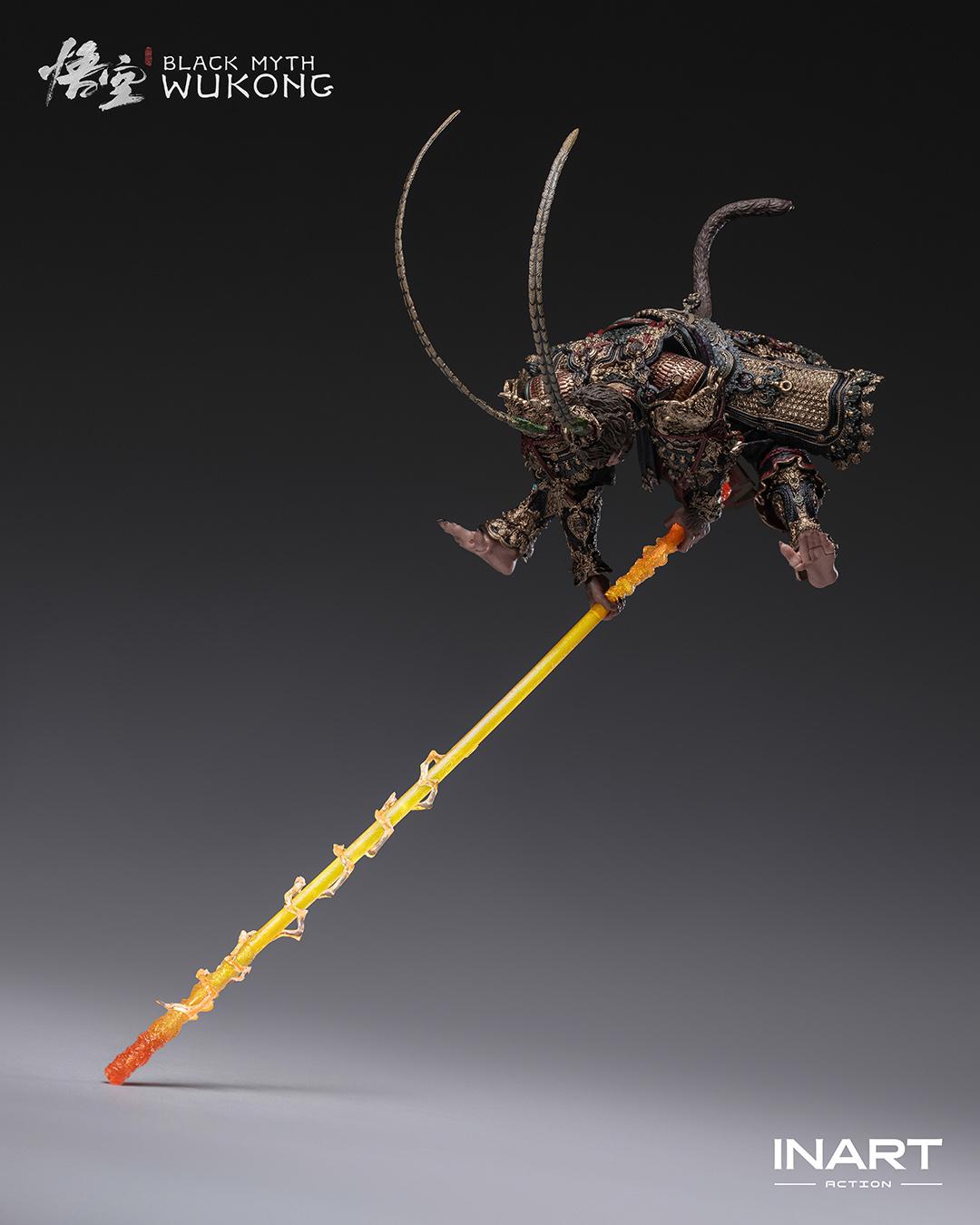 黑神話：悟空 INART Action 1/12比例 孫悟空 大聖裝備套裝 動作玩偶 約20.8cm PVC/ABS/POK/布制