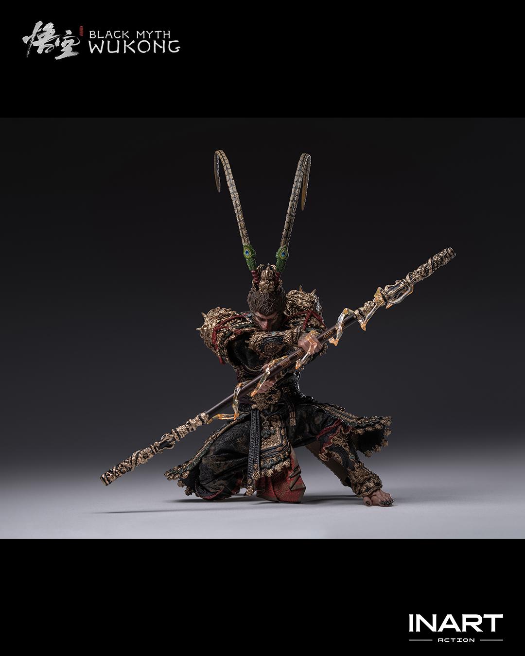 黑神話：悟空 INART Action 1/12比例 孫悟空 大聖裝備套裝 動作玩偶 約20.8cm PVC/ABS/POK/布制