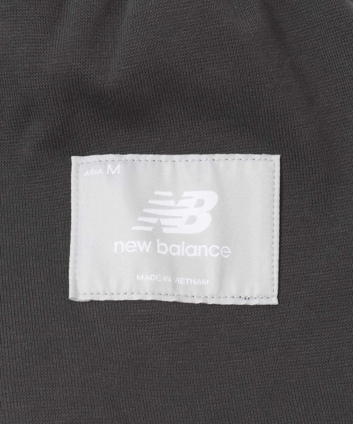 NEW BALANCE 灰色長款半裙 彈力棉混紡 簡約直筒廓形 休閒日常