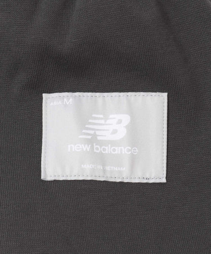 NEW BALANCE 灰色長款半裙 彈力棉混紡 簡約直筒廓形 休閒日常