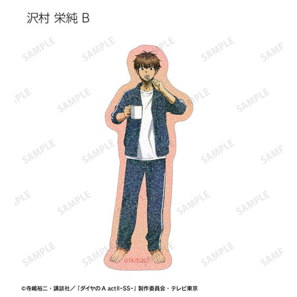 ダイヤのA actⅡ 描き下ろし 朝の支度ver. トレーディングホログラムダイカットステッカー BOX