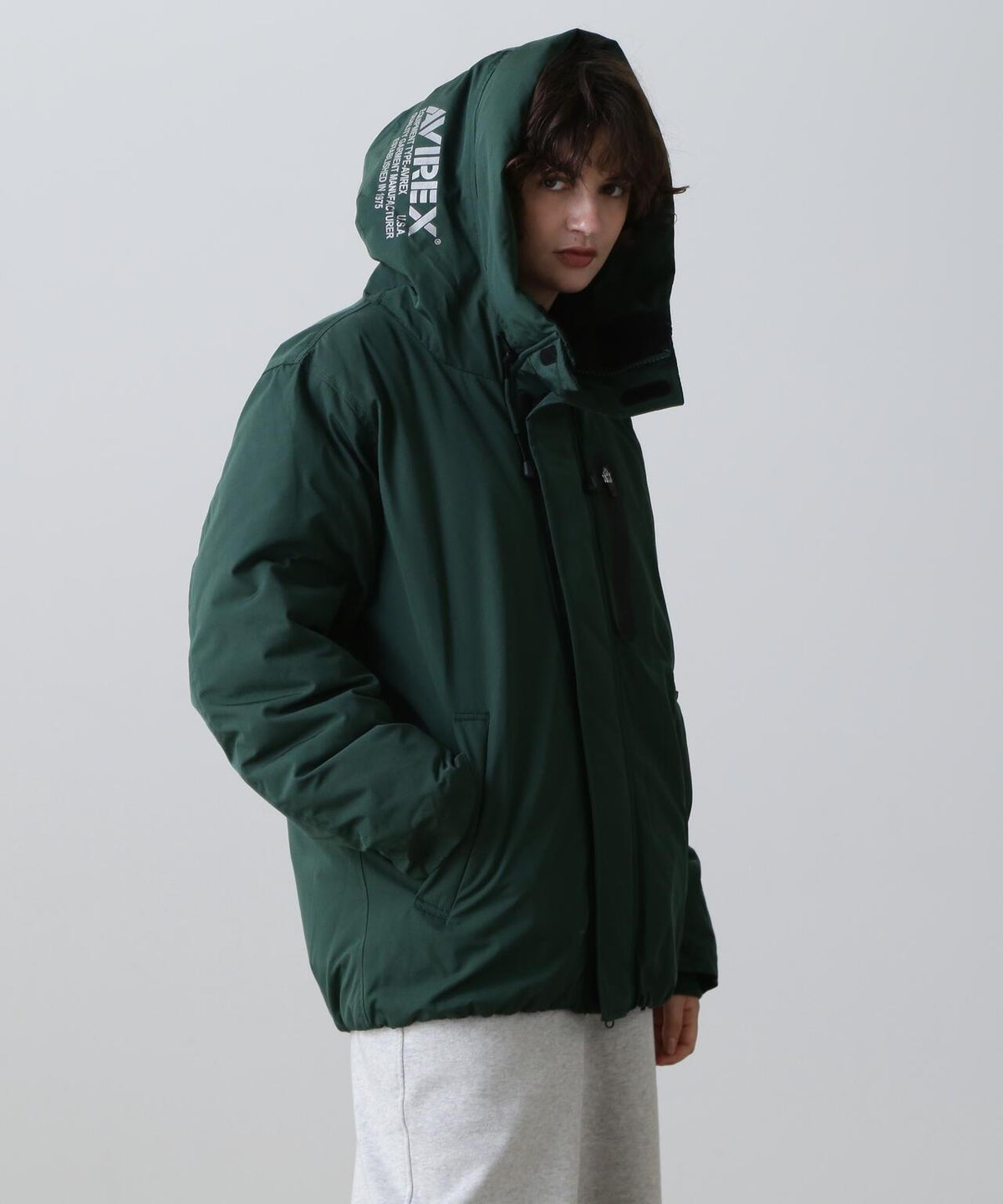 AVIREX 經典款多功能羽絨服 聚酯纖維/棉混紡 85%/15%
