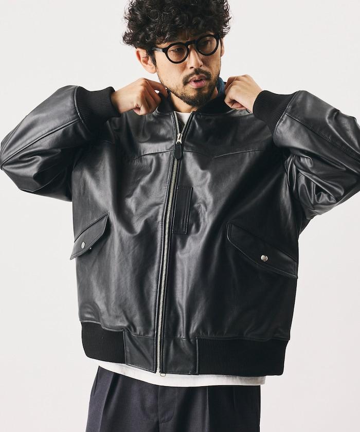 Firsthand 牛革 MA-1 夾克