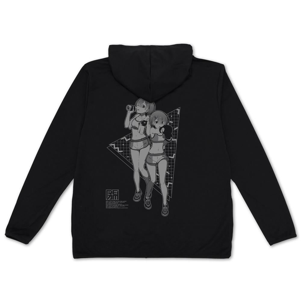 《Re：從零開始的異世界生活》拉姆雷姆薄款速干連帽防曬衣 L碼 黑色