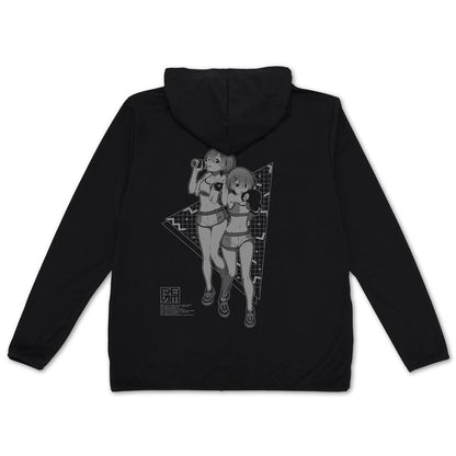 《Re：從零開始的異世界生活》拉姆雷姆薄款速干連帽防曬衣 L碼 黑色