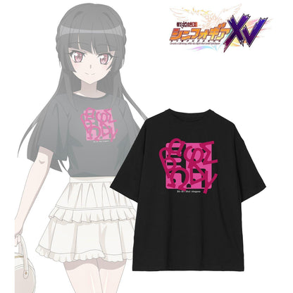 戰姬絕唱Symphogear XV 月讀調私服插畫款大廓形T恤男女同款S碼