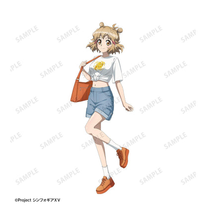 戰姬絕唱Symphogear XV 立花響 私服ver. 穿著BIG廓形T恤 男女同款 M