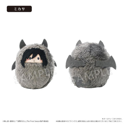 《進擊的巨人》惡魔Ver. くるみたぴぬい 玩偶 6個裝