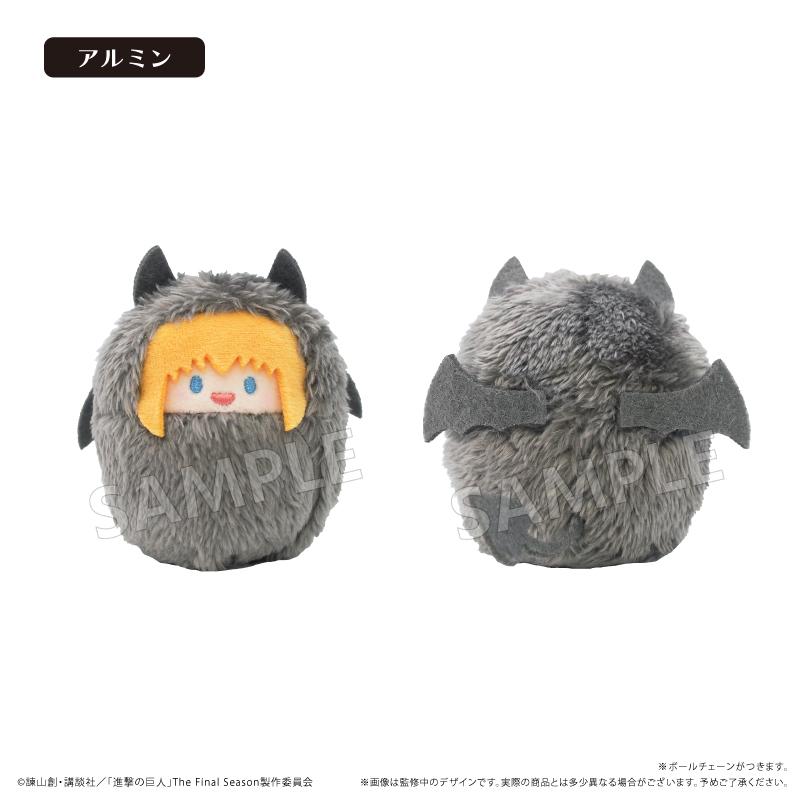 《進擊的巨人》惡魔Ver. くるみたぴぬい 玩偶 6個裝