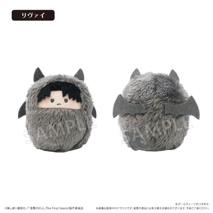 《進擊的巨人》惡魔Ver. くるみたぴぬい 玩偶 6個裝