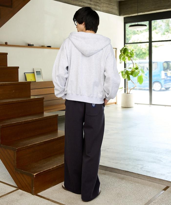 PUBLUX × GAP 聯名 寬鬆弧形褲 羅馬布 運動褲