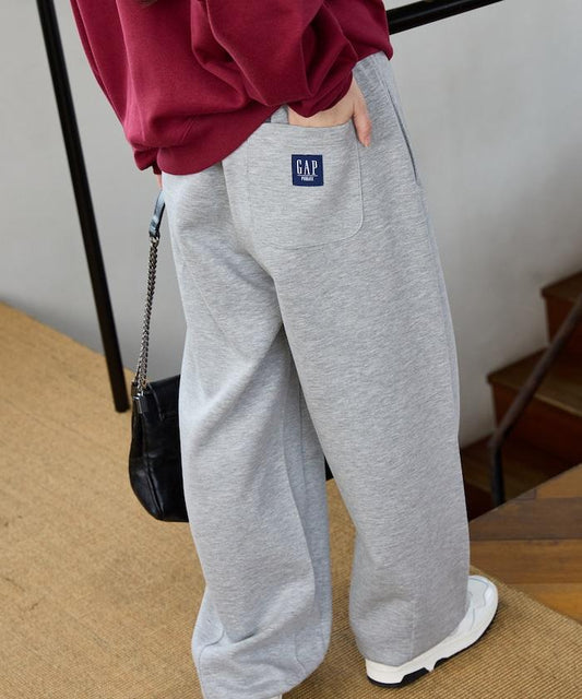 PUBLUX × GAP 聯名 寬鬆弧形褲 羅馬布 運動褲