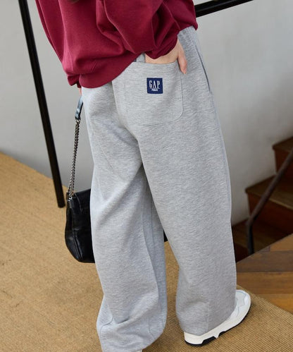 PUBLUX × GAP 聯名 寬鬆弧形褲 羅馬布 運動褲