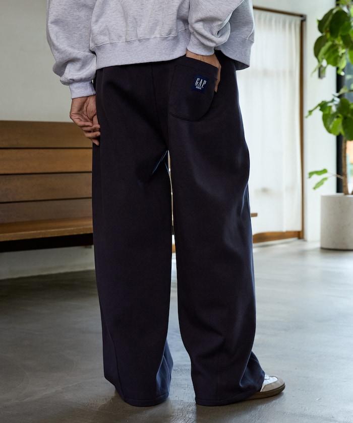PUBLUX × GAP 聯名 寬鬆弧形褲 羅馬布 運動褲