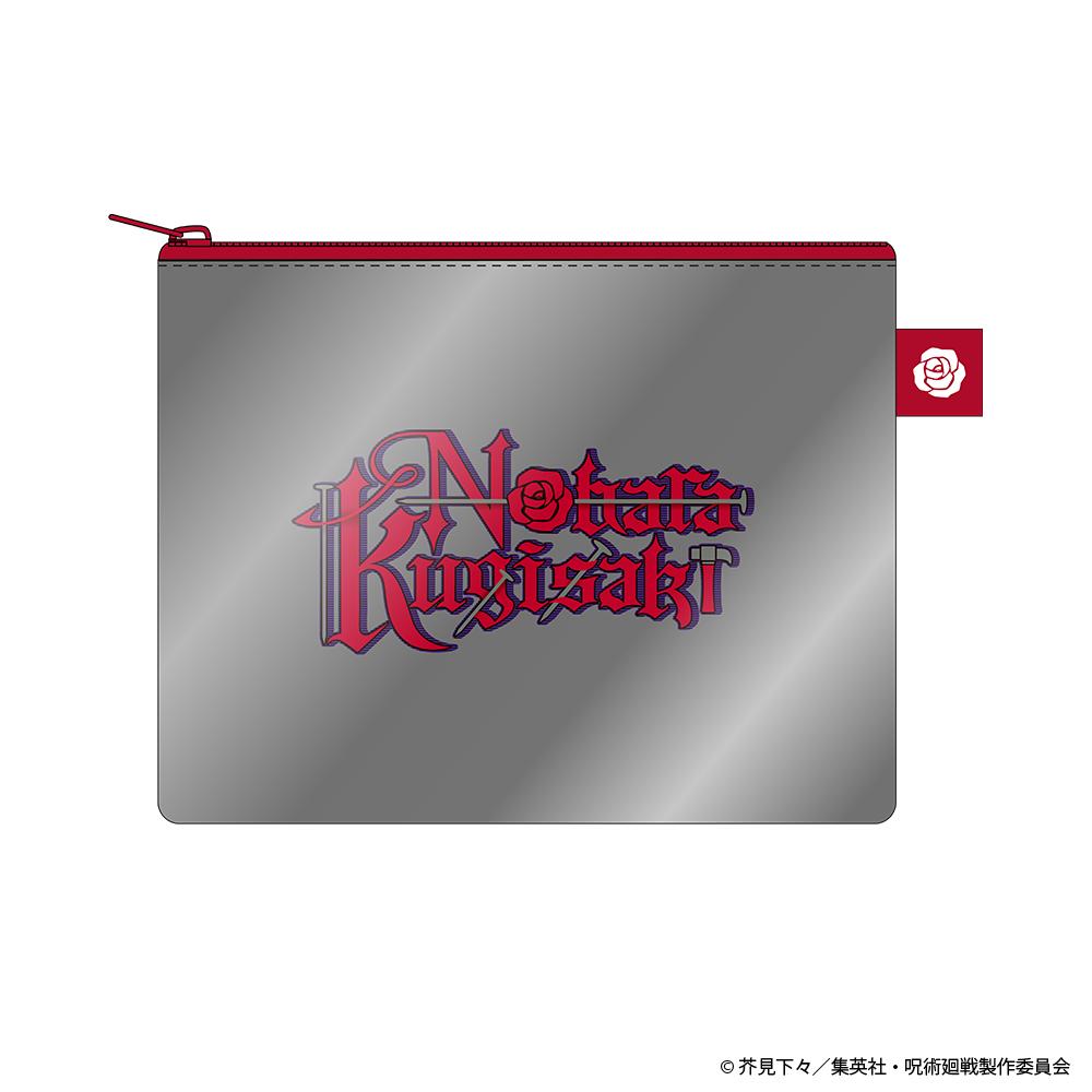 《咒術回戰》釘崎野薔薇姓名Logo透明化妝包