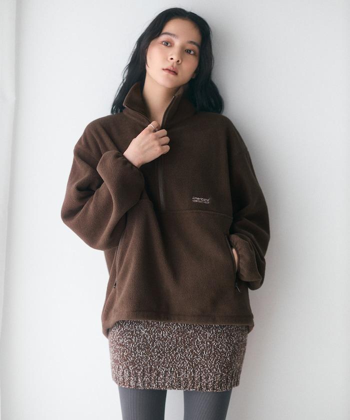Americana × Firsthand 別注 半拉鍊抓絨套頭衫