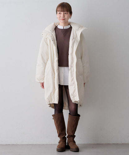 THE PAUSE 連帽長款羽絨服