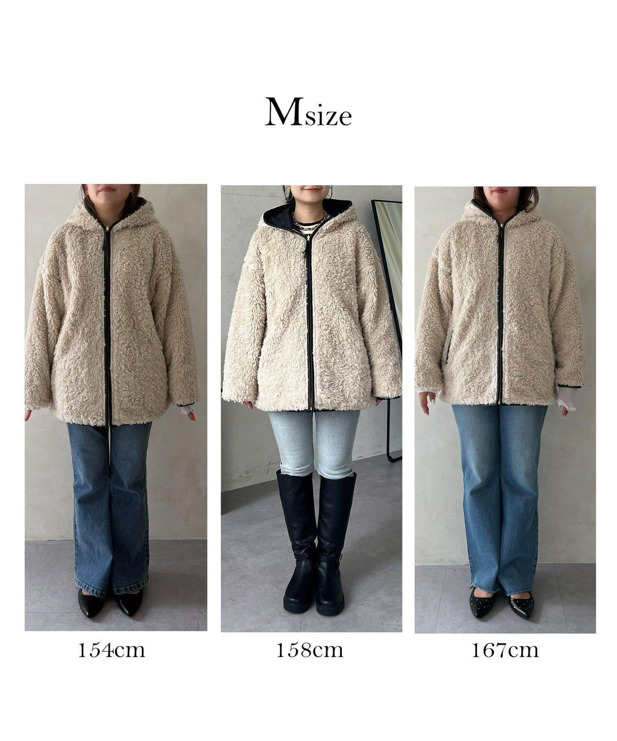 可兩面穿絎縫抓絨連帽夾克