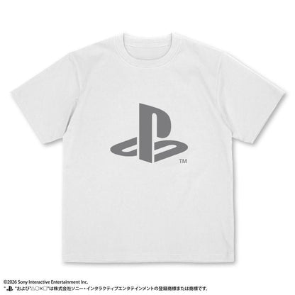 PlayStation 聯名 經典Logo T恤 L碼 涼感速幹 舒適透氣 純棉混紡 男款短袖