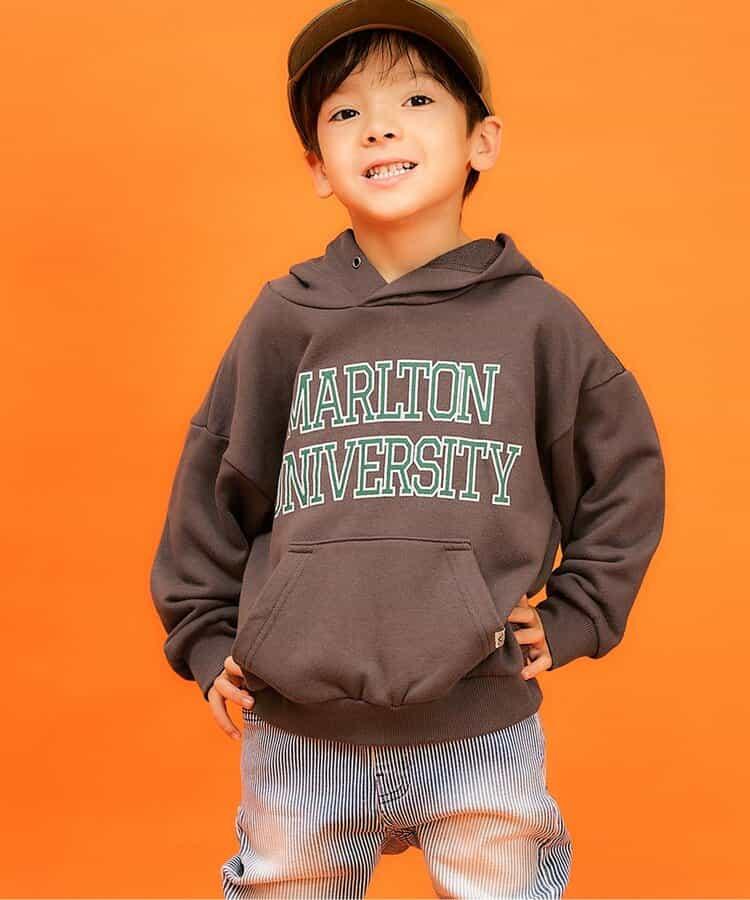 F.O.KIDS 學院風logo連帽衛衣