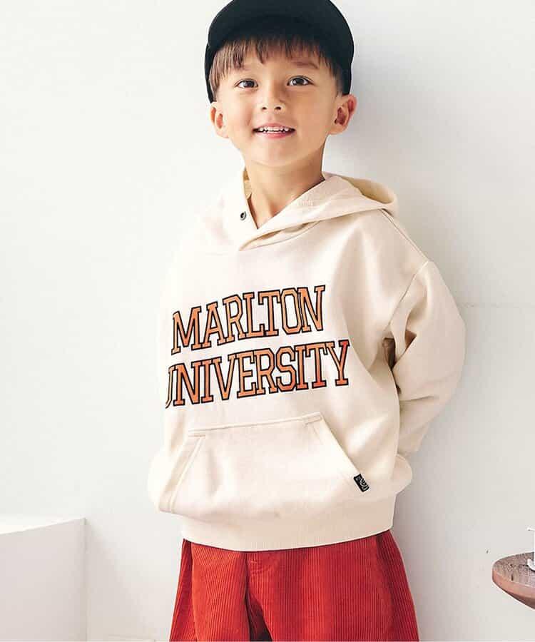 F.O.KIDS 學院風logo連帽衛衣