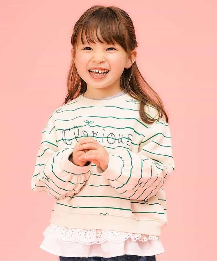 兒童彩色圖案套頭衫