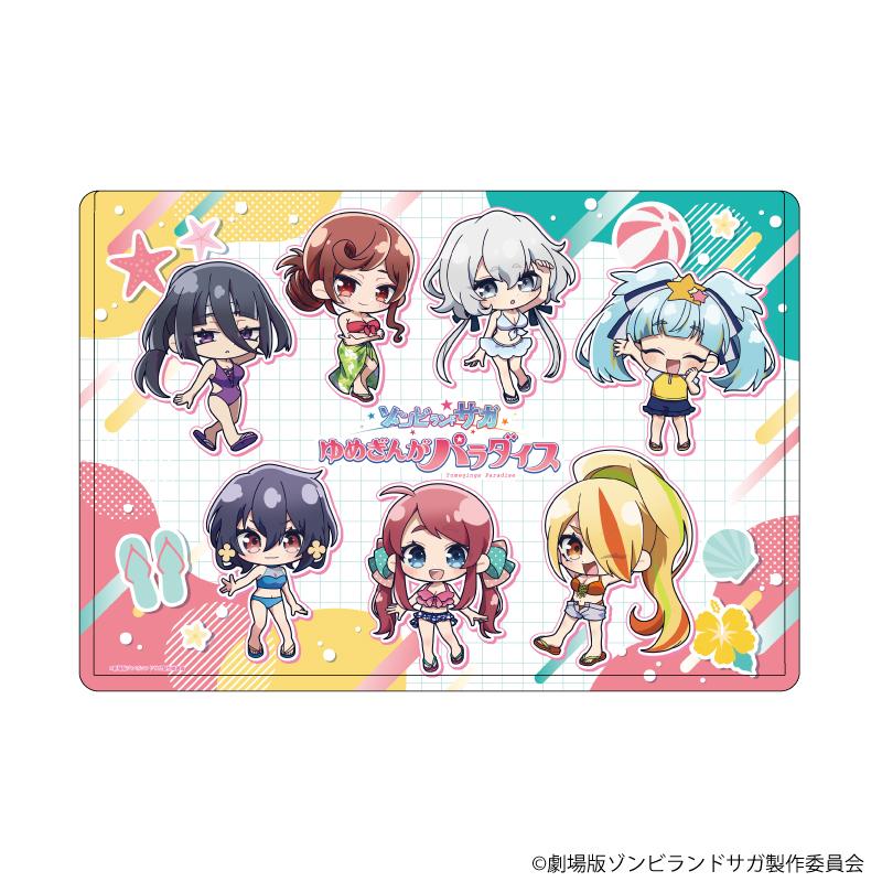 劇場版 殭屍之地 SAGA 角色透明收納盒 集合設計泳裝ver. (迷你角色插畫)
