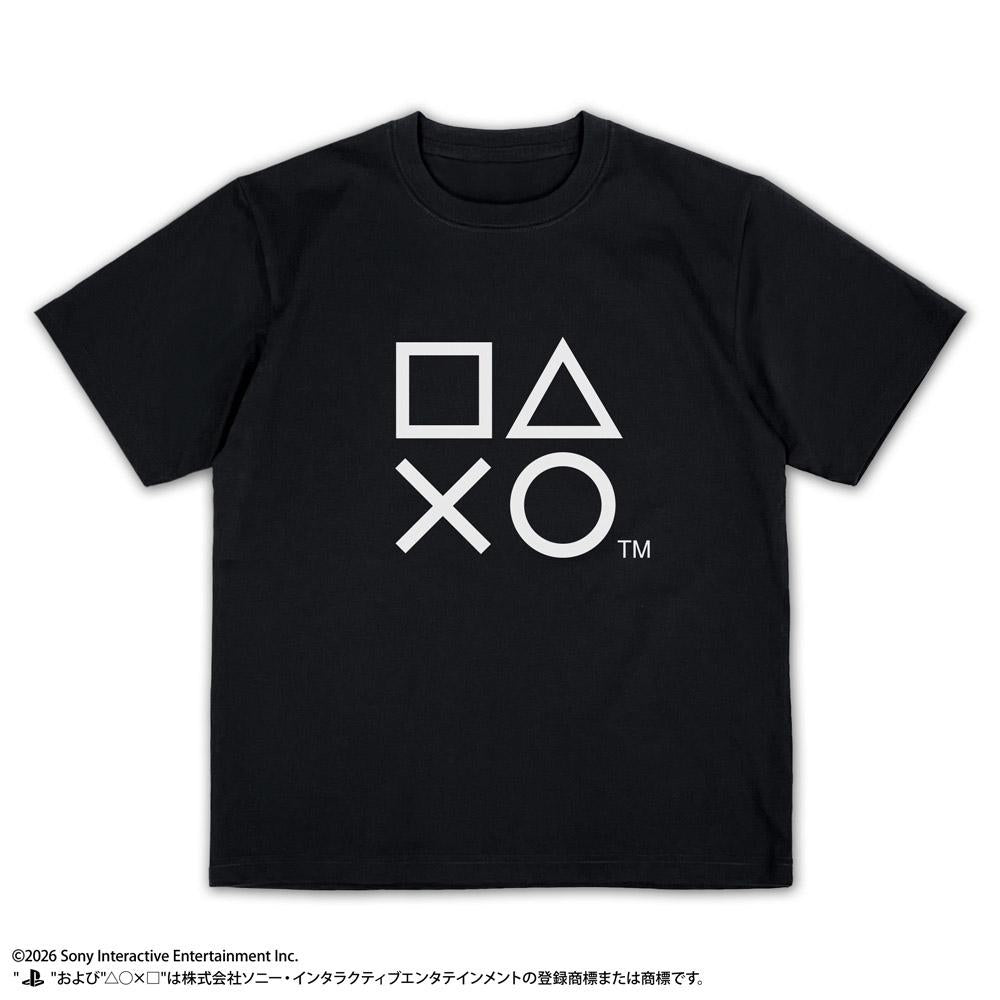 PlayStation 聯名 經典Logo 涼感速幹T恤 M碼 黑色