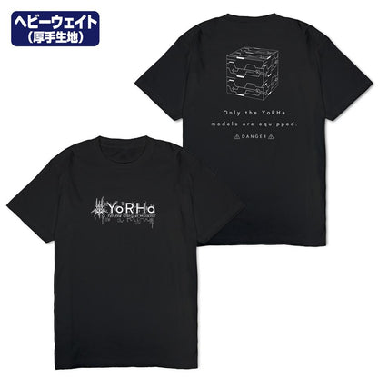 尼爾系列 尼爾：機械紀元 約爾哈部隊 重磅T恤 BLACK
