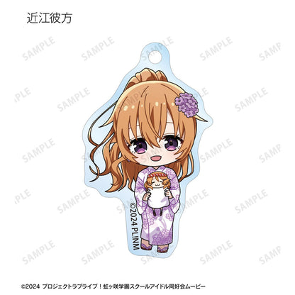 ラブライブ！虹ヶ咲學園スクールアイドル同好會 縁日ver. 閃卡迷你角色亞克力掛件 13個裝