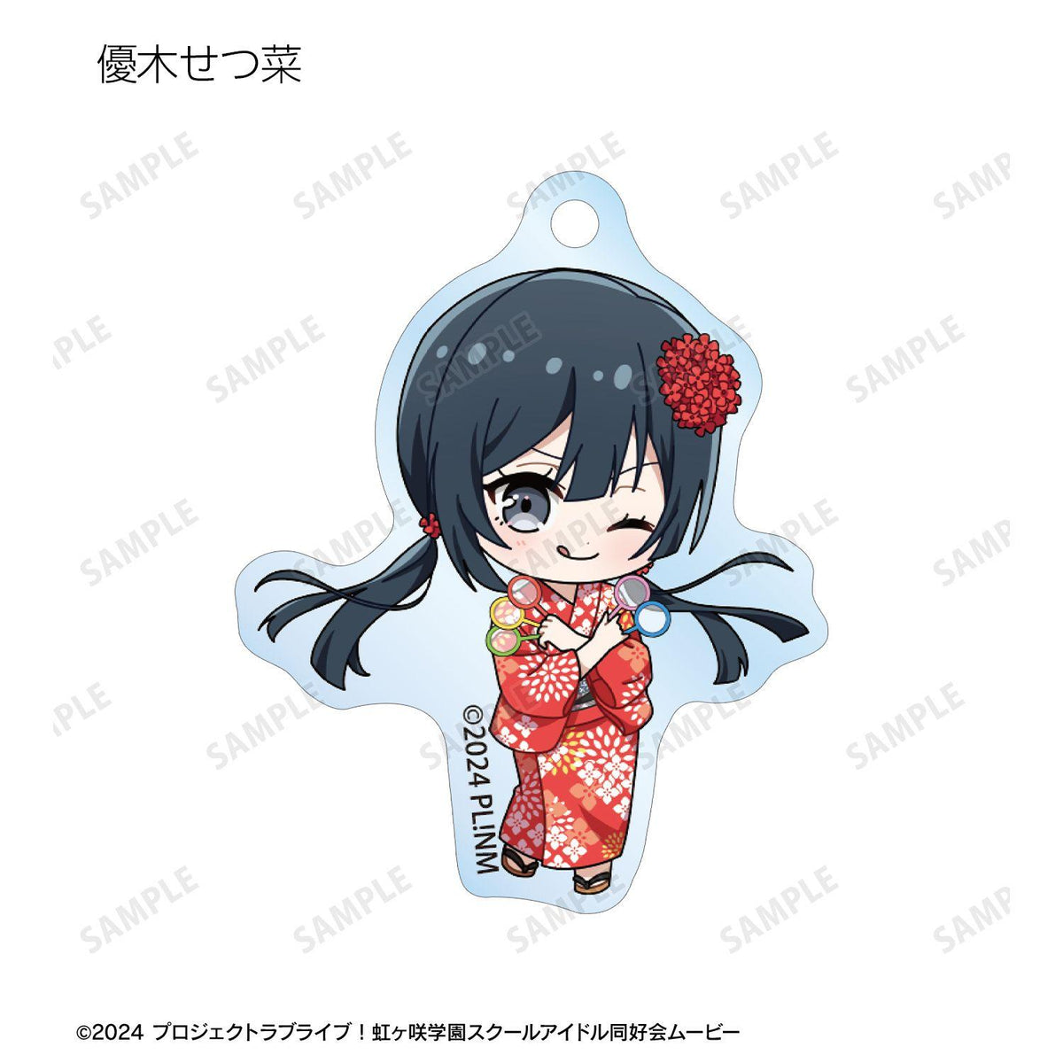 ラブライブ！虹ヶ咲學園スクールアイドル同好會 縁日ver. 閃卡迷你角色亞克力掛件 13個裝
