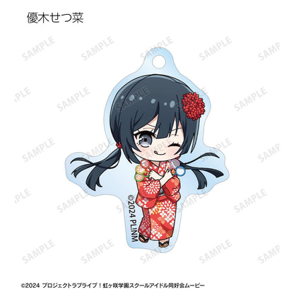 ラブライブ！虹ヶ咲學園スクールアイドル同好會 縁日ver. 閃卡迷你角色亞克力掛件 13個裝