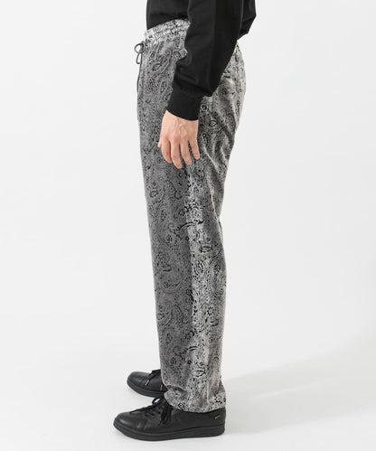 別注 TUITACI×URBAN RESEARCH 佩斯利印花天鵝絨長褲