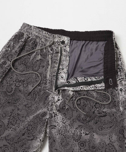 別注 TUITACI×URBAN RESEARCH 佩斯利印花天鵝絨長褲