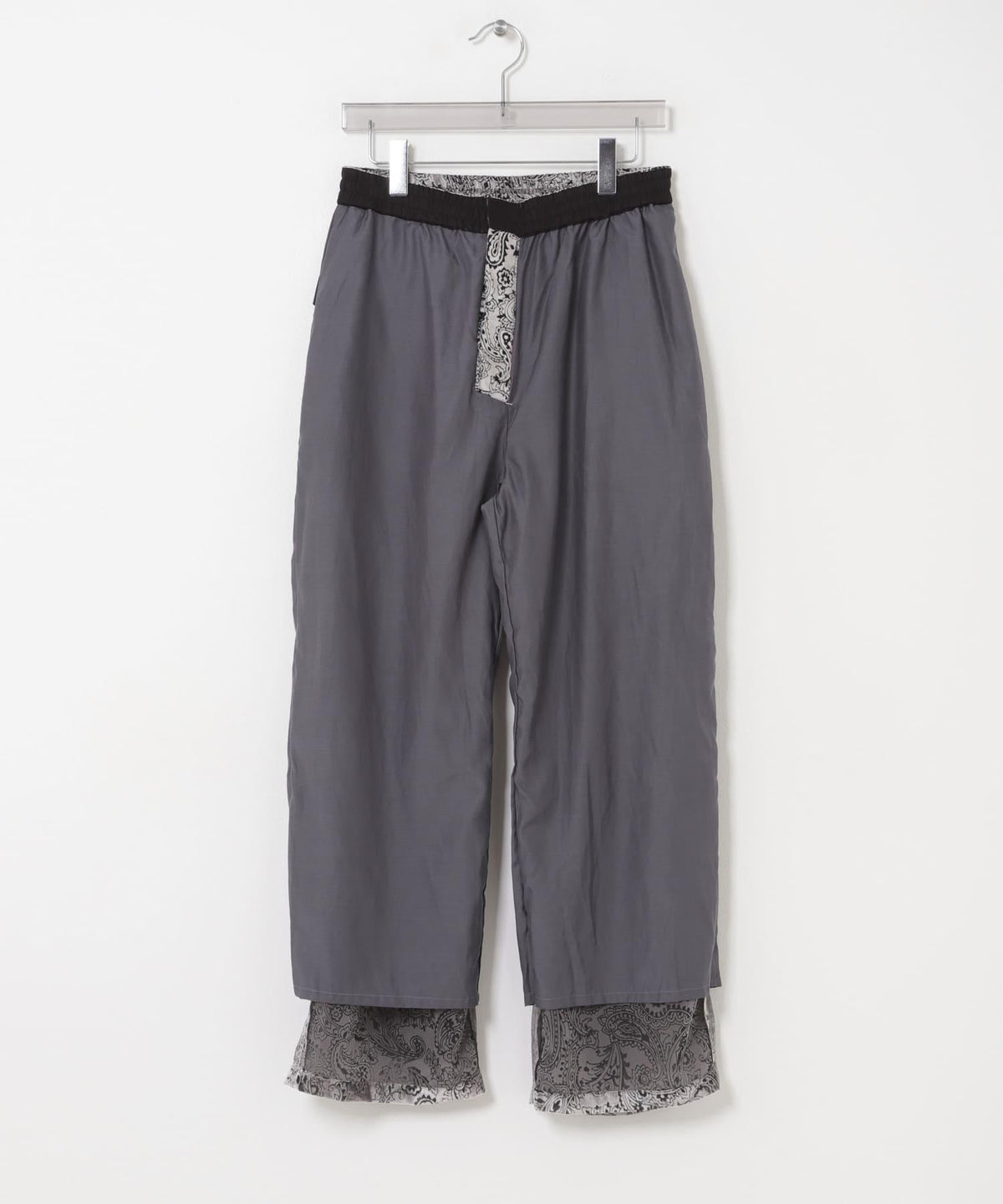 別注 TUITACI×URBAN RESEARCH 佩斯利印花天鵝絨長褲