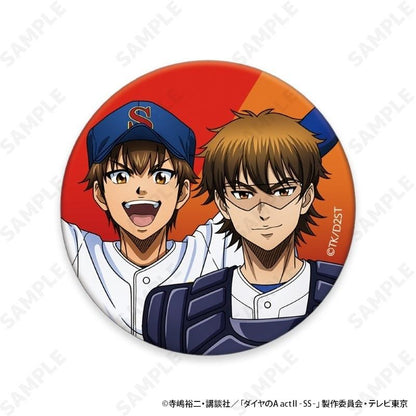 ダイヤのA act II 聯名款 徽章 5個裝