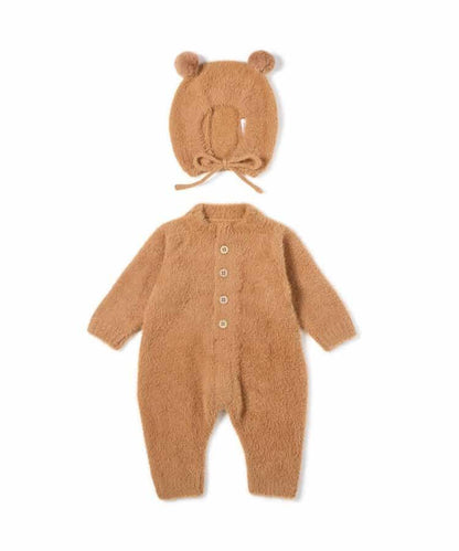 【FUN!FAN!ANIMAL】搖粒絨連體衣套裝 嬰兒