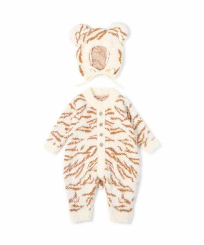 【FUN!FAN!ANIMAL】搖粒絨連體衣套裝 嬰兒