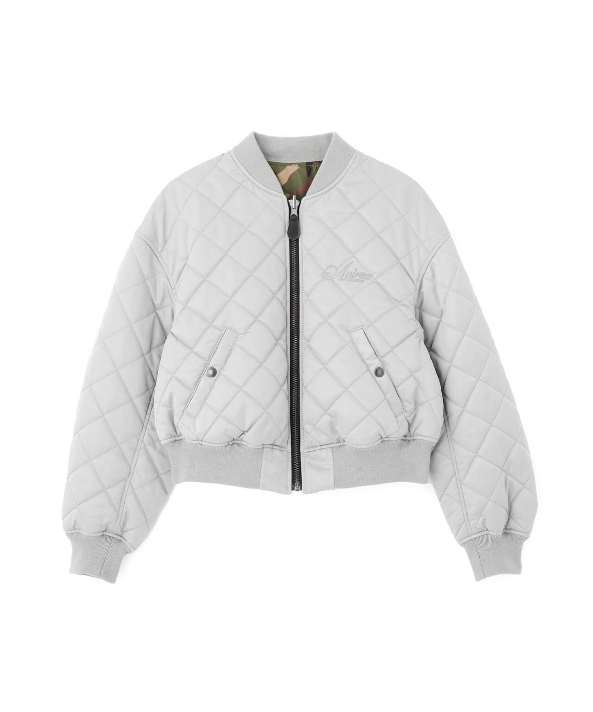 AVIREX 拼色絎縫棒球服夾克 女