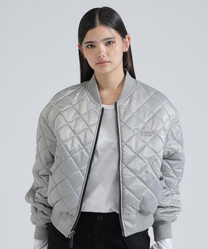 AVIREX 拼色絎縫棒球服夾克 女