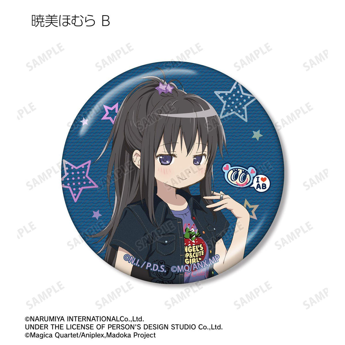 劇場版 魔法少女小圓 瓦爾普爾吉斯之夜 ANGEL BLUE 聯名 繪製 閃光徽章 10個裝